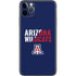 University of Arizona Wildcats Logo Split Blue iPhone 11 Pro Max Skin