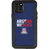 University of Arizona Wildcats Logo Split Blue iPhone 11 Pro Waterproof Case