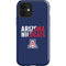 University of Arizona Wildcats Logo Split Blue iPhone 12 Impact Case