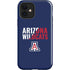 University of Arizona Wildcats Logo Split Blue iPhone 12 Impact Case