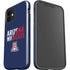 University of Arizona Wildcats Logo Split Blue iPhone 12 Impact Case
