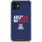 University of Arizona Wildcats Logo Split Blue iPhone 12 Mini Clear Case