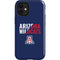 University of Arizona Wildcats Logo Split Blue iPhone 12 Mini Impact Case