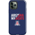 University of Arizona Wildcats Logo Split Blue iPhone 12 Pro Impact Case
