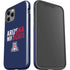 University of Arizona Wildcats Logo Split Blue iPhone 12 Pro Max Impact Case