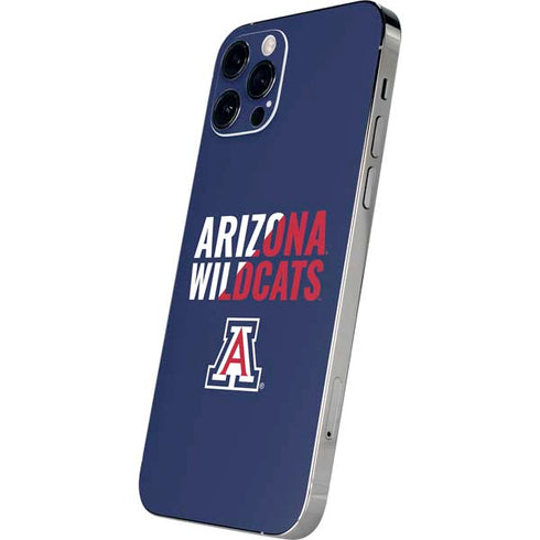 University of Arizona Wildcats Logo Split Blue iPhone 12 Pro Skin