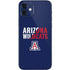 University of Arizona Wildcats Logo Split Blue iPhone 12 Skin