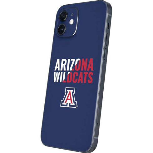 University of Arizona Wildcats Logo Split Blue iPhone 12 Skin