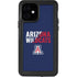 University of Arizona Wildcats Logo Split Blue iPhone 12 Waterproof Case