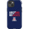 University of Arizona Wildcats Logo Split Blue iPhone 13 Impact Case