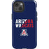 University of Arizona Wildcats Logo Split Blue iPhone 13 Impact Case