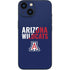 University of Arizona Wildcats Logo Split Blue iPhone 13 Mini Skin