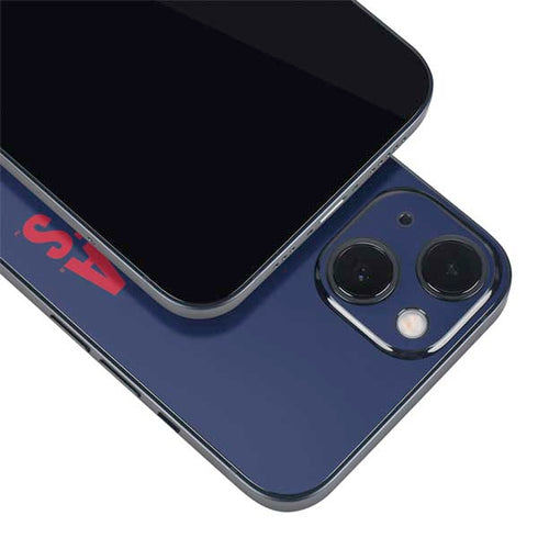 University of Arizona Wildcats Logo Split Blue iPhone 13 Mini Skin