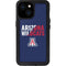 University of Arizona Wildcats Logo Split Blue iPhone 13 Mini Waterproof Case