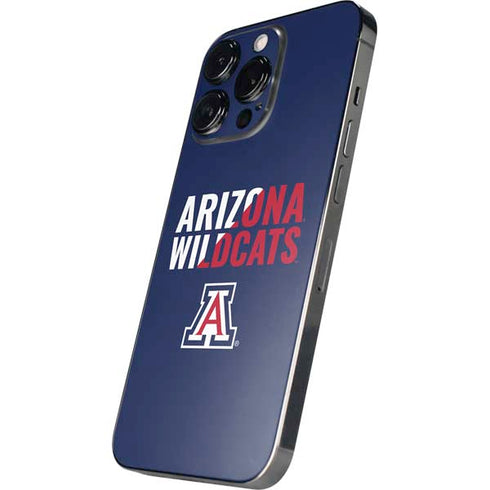 University of Arizona Wildcats Logo Split Blue iPhone 13 Pro Skin
