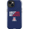 University of Arizona Wildcats Logo Split Blue iPhone 14 Plus Impact Case