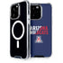 University of Arizona Wildcats Logo Split Blue iPhone 14 Pro MagSafe Case