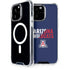 University of Arizona Wildcats Logo Split Blue iPhone 14 Pro Max MagSafe Case