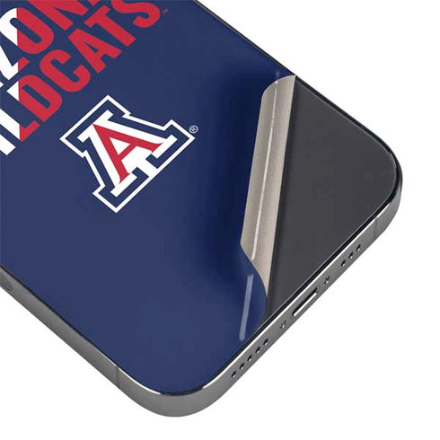 University of Arizona Wildcats Logo Split Blue iPhone 14 Pro Max Skin