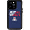 University of Arizona Wildcats Logo Split Blue iPhone 14 Pro Waterproof Case