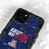 University of Arizona Wildcats Logo Split Blue iPhone 15 Plus Waterproof Case
