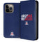 University of Arizona Wildcats Logo Split Blue iPhone 15 Pro Max Folio Case