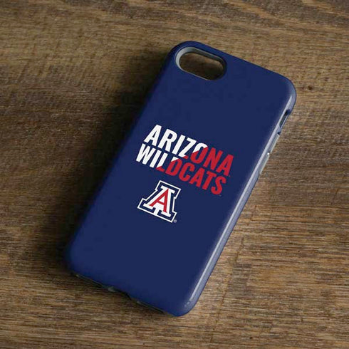 University of Arizona Wildcats Logo Split Blue iPhone 7 Pro Case