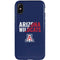 University of Arizona Wildcats Logo Split Blue iPhone X Pro Case