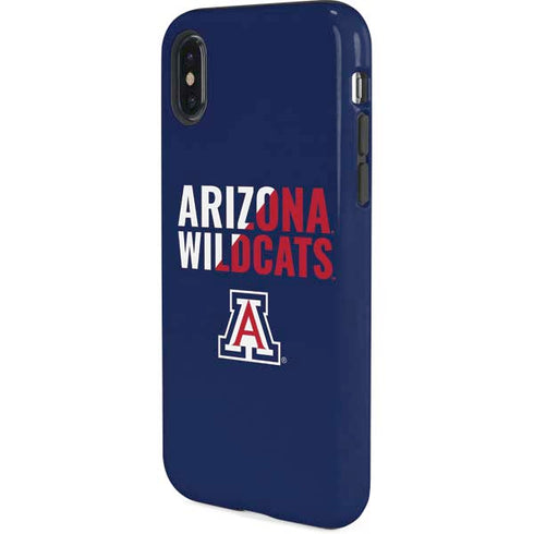 University of Arizona Wildcats Logo Split Blue iPhone X Pro Case