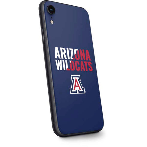 University of Arizona Wildcats Logo Split Blue iPhone XR Skin