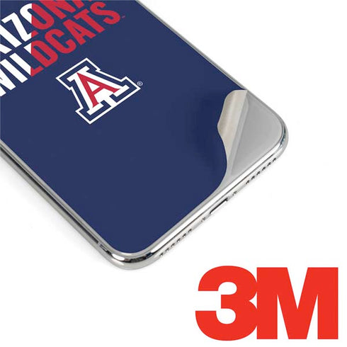 University of Arizona Wildcats Logo Split Blue iPhone XS Max Skin
