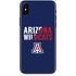 University of Arizona Wildcats Logo Split Blue iPhone XS Skin