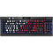 University of Arizona Wildcats Logo Split Blue K95 RGB PLATINUM Mechanical Gaming Keyboard Skin