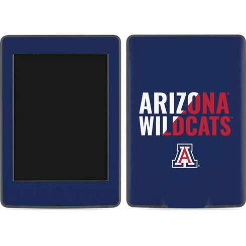 University of Arizona Wildcats Logo Split Blue Amazon Kindle Skin