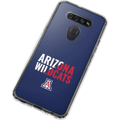 University of Arizona Wildcats Logo Split Blue LG K51/Q51 Clear Case
