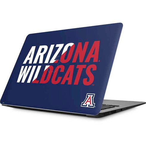 University of Arizona Wildcats Logo Split Blue Apple MacBook Skin