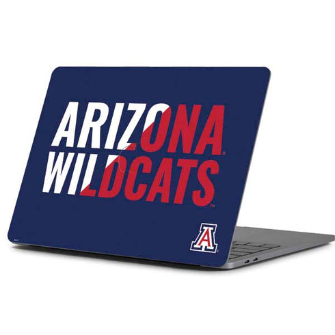 University of Arizona Wildcats Logo Split Blue Apple MacBook Pro 13-inch Skin