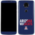 University of Arizona Wildcats Logo Split Blue Moto E5 Plus Skin