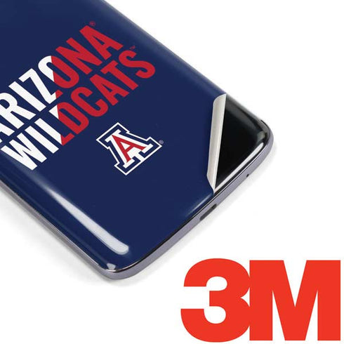University of Arizona Wildcats Logo Split Blue Moto E5 Plus Skin