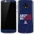 University of Arizona Wildcats Logo Split Blue Moto G6 Skin