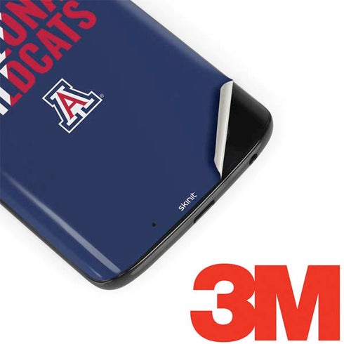 University of Arizona Wildcats Logo Split Blue Moto G6 Skin