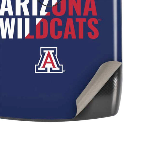 University of Arizona Wildcats Logo Split Blue Motorola RAZR Skin