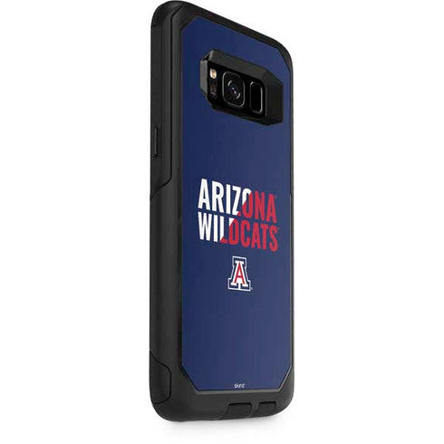 University of Arizona Wildcats Logo Split Blue Otterbox Commuter Galaxy Skin