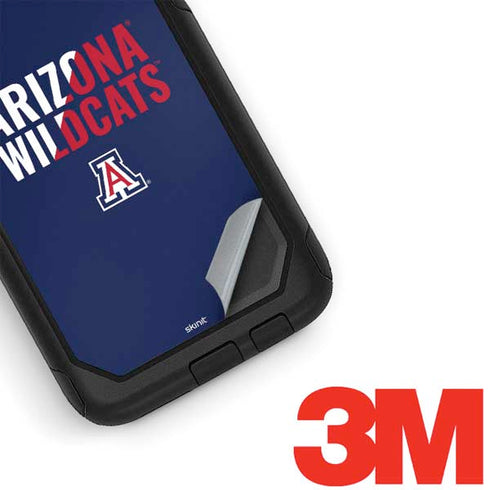 University of Arizona Wildcats Logo Split Blue Otterbox Commuter Galaxy Skin