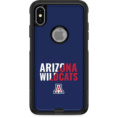 University of Arizona Wildcats Logo Split Blue Otterbox Commuter iPhone Skin