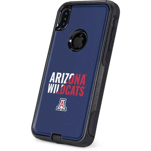University of Arizona Wildcats Logo Split Blue Otterbox Commuter iPhone Skin
