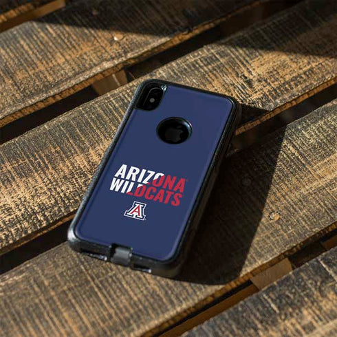 University of Arizona Wildcats Logo Split Blue Otterbox Commuter iPhone Skin