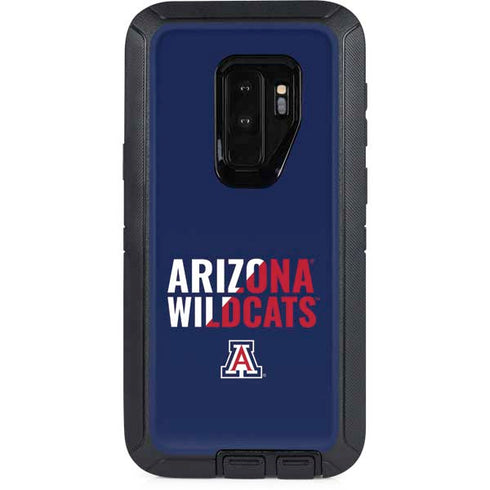 University of Arizona Wildcats Logo Split Blue Otterbox Defender Galaxy Skin