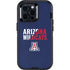 University of Arizona Wildcats Logo Split Blue Otterbox Defender iPhone Skin