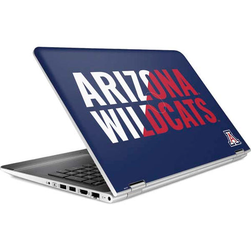 University of Arizona Wildcats Logo Split Blue HP Pavilion Skin